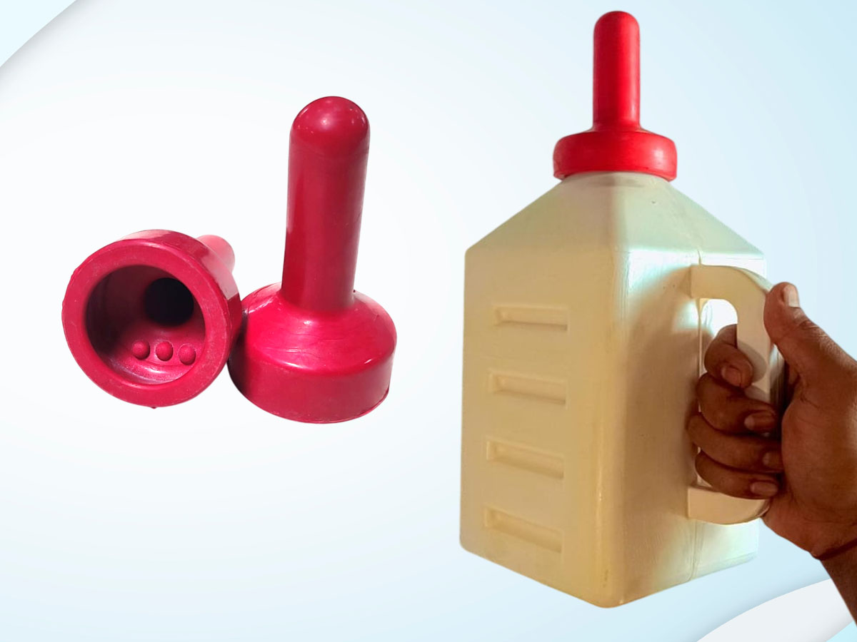 Calf Feeding Bottle and Teat